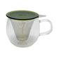 Lucidity Glass Brew-in-Cup with Stainless Infuser & Lid- 12 oz.