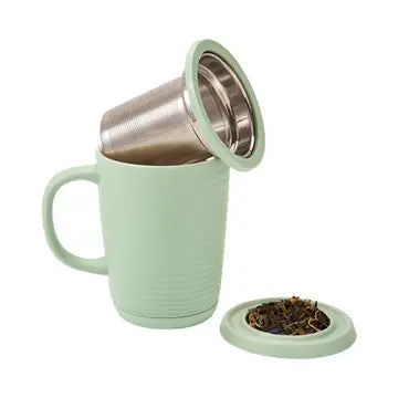 Ripple Infuser Mug- 16oz.- Mint Green