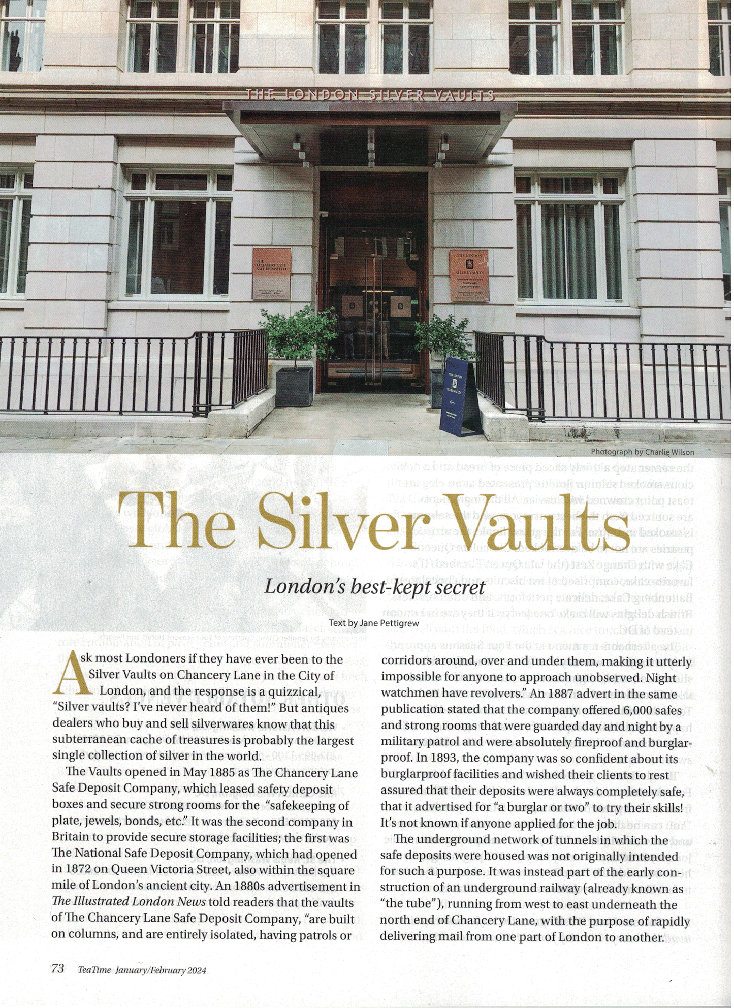 TEATIME MAGAZINE - JANUARY/FEBRUARY 2024
