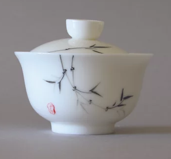 Hand-Painted Gaiwan - Bamboo