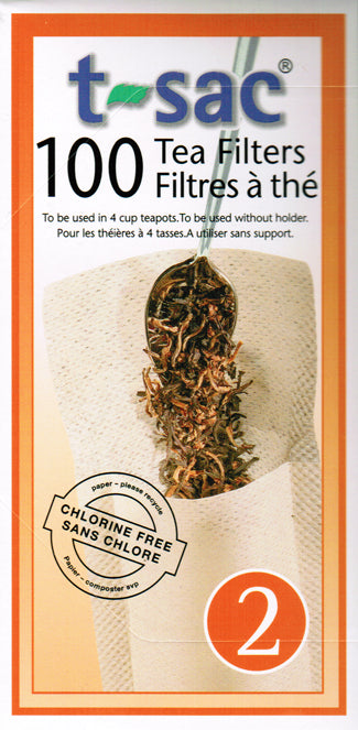 thumbnail image 2 of T-Sac Tea Filter Bags – Size 3 Disposable Loose Leaf Infusers, Pack Of 100, Made In Germany 2 of 4