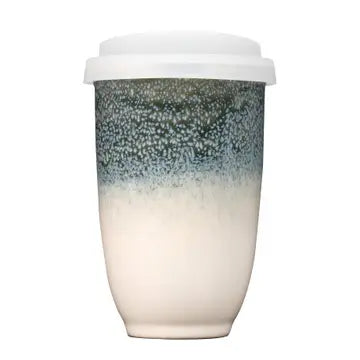Ceramic Reusable Travel Mug- 12oz.- NEW!- GLACIER
