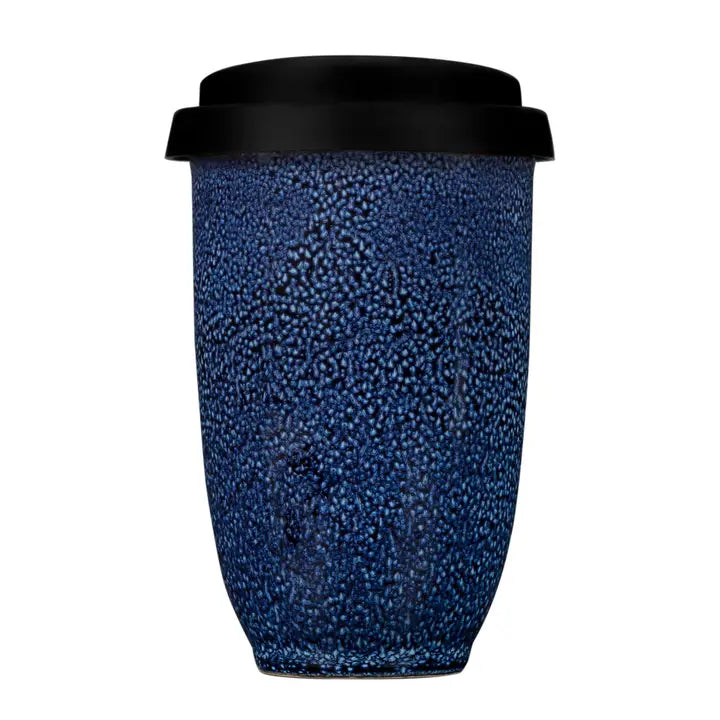 Ceramic Reusable Travel Mug- 12oz. - NEW!- ABYSS