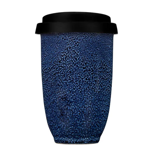 Ceramic Reusable Travel Mug- 12oz. - NEW!- ABYSS