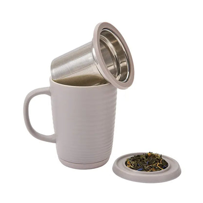 Ripple Infuser Mug- 16oz.- Gray
