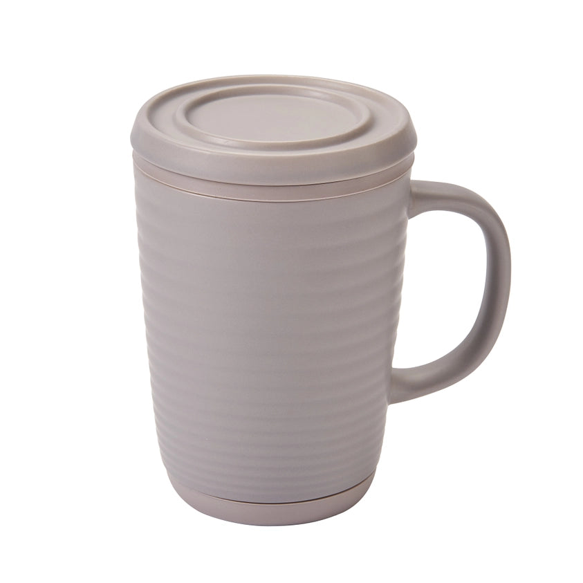 Ripple Infuser Mug- 16oz.- Gray