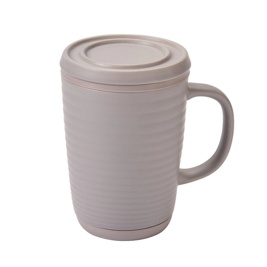 Ripple Infuser Mug- 16oz.- Gray