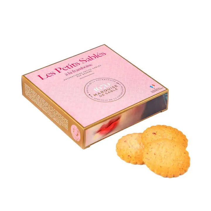 French Shortbread Cookies- Raspberry Chip