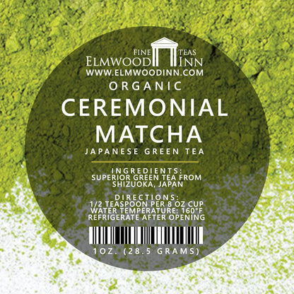 Matcha Green Tea | Ceremonial Grade | Organic Garden | 1 oz Tin