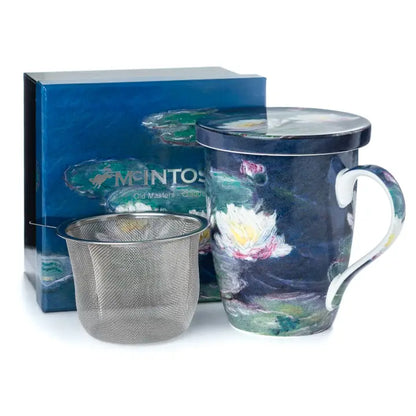 Monet Water Lilies Infuser Mug with Lid