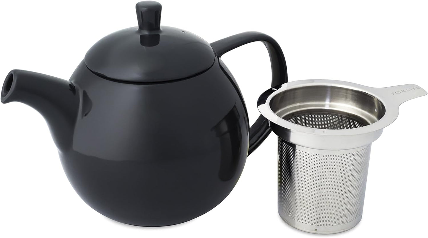 Curve Teapot with Infuser -  24 oz  Citron