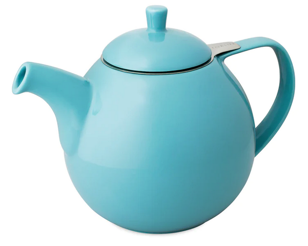 Curve Teapot with Infuser - 45 oz Turquoise