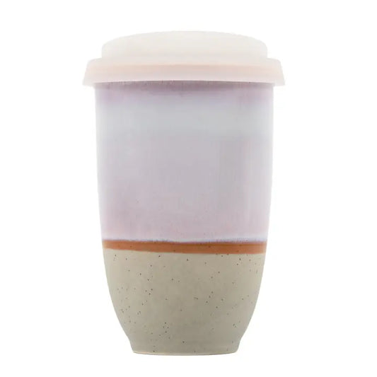 Ceramic Reusable Travel Mug- 12oz.- NEW!- HORIZON
