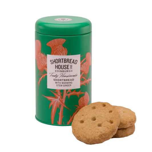 Shortbread House of Edinburgh Cookies - Stem Ginger- NEW LOOK!!