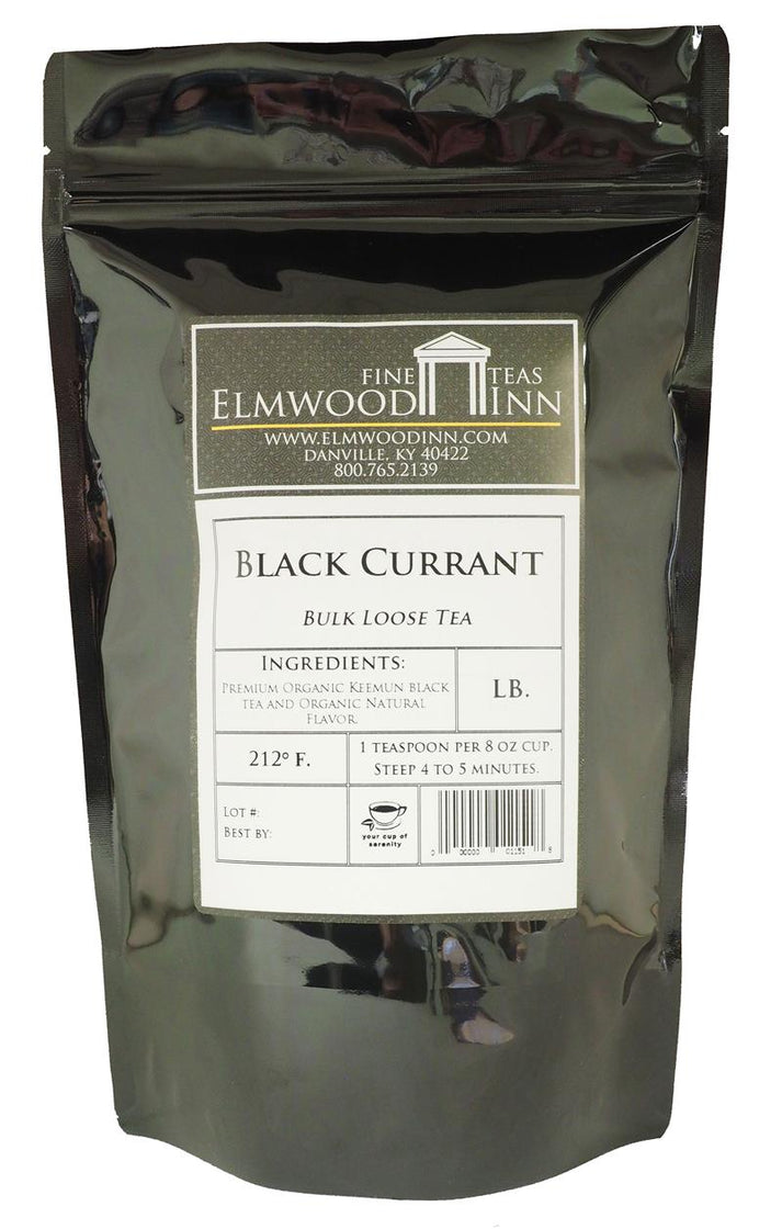 Organic Black Currant Tea - Loose Leaf Or Tea Bags, Caffeinated & Flavorful