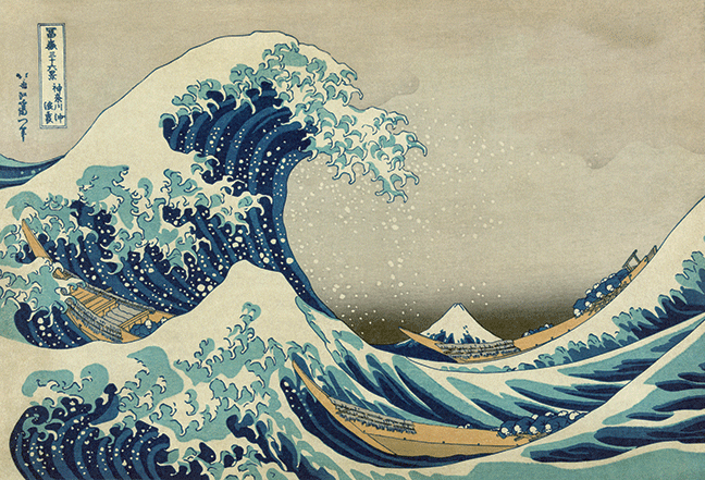 Hokusai Woodprints Mt Fuji