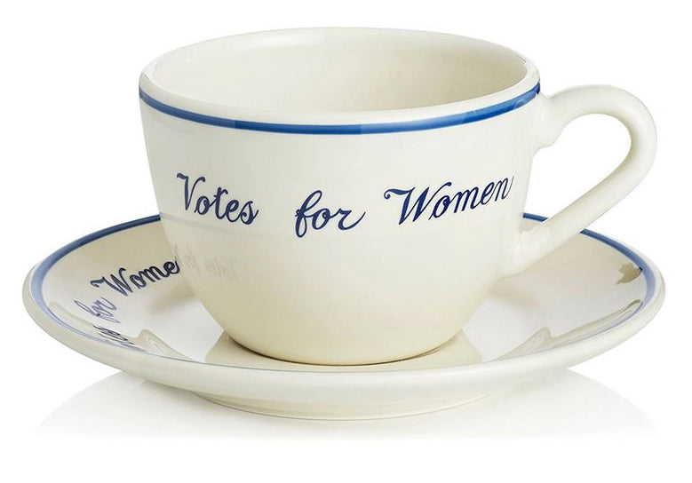 Votes for women teacup and saucer