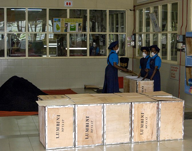 Lumbini Tea Garden Packing Room