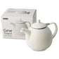 Curve Teapot with Infuser - 45 oz White
